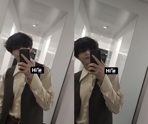 방탄소년단 뷔, 눈부시네…세계 1위 미남의 미모가 이정도[TEN★]