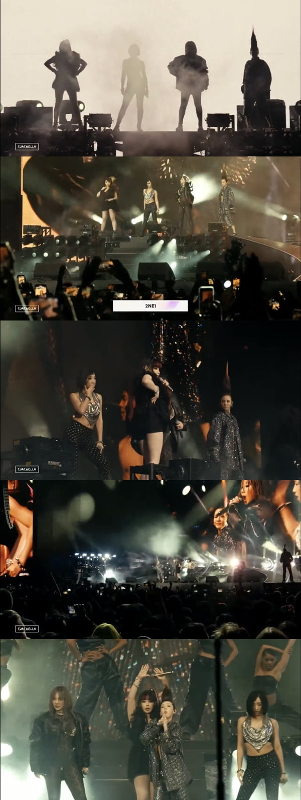 2NE1 /사진=유튜브 'Coachella 2022 LIVE Channel 1' 영상 캡처