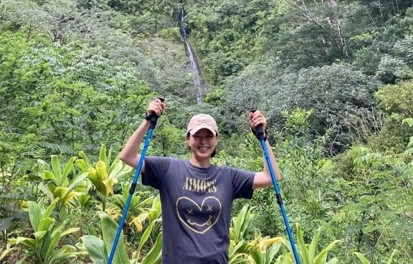 '임신 32주' 이하늬, 뱃속 아가와 씩씩하게 즐긴 하이킹…정선아 이을 근산부[TEN★]