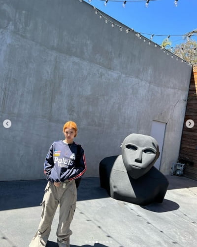 블랙핑크 제니, 월요병 날리는 상큼한 미소...미국에서 행복한 일상[TEN★]