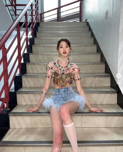 아이브 장원영, 보석 마저 기죽이는 미모...개미허리[TEN★]