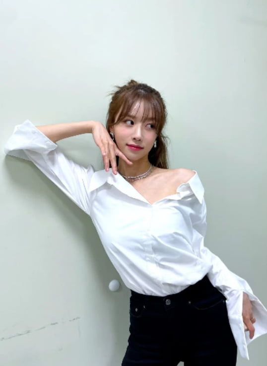 이미주, 안테나 가서 예뻐지기 연습하나…골반까지 '자신감' [TEN★]