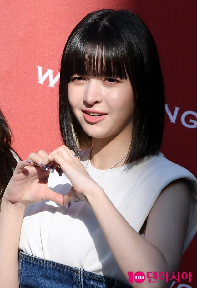 [TEN 포토] 엔믹스 릴리 '행복한 하트'
