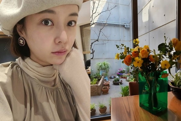 '이영돈♥' 황정음, 육아 스트레스 폭발했나…꽃으로 힐링 중인 애둘맘[TEN★]