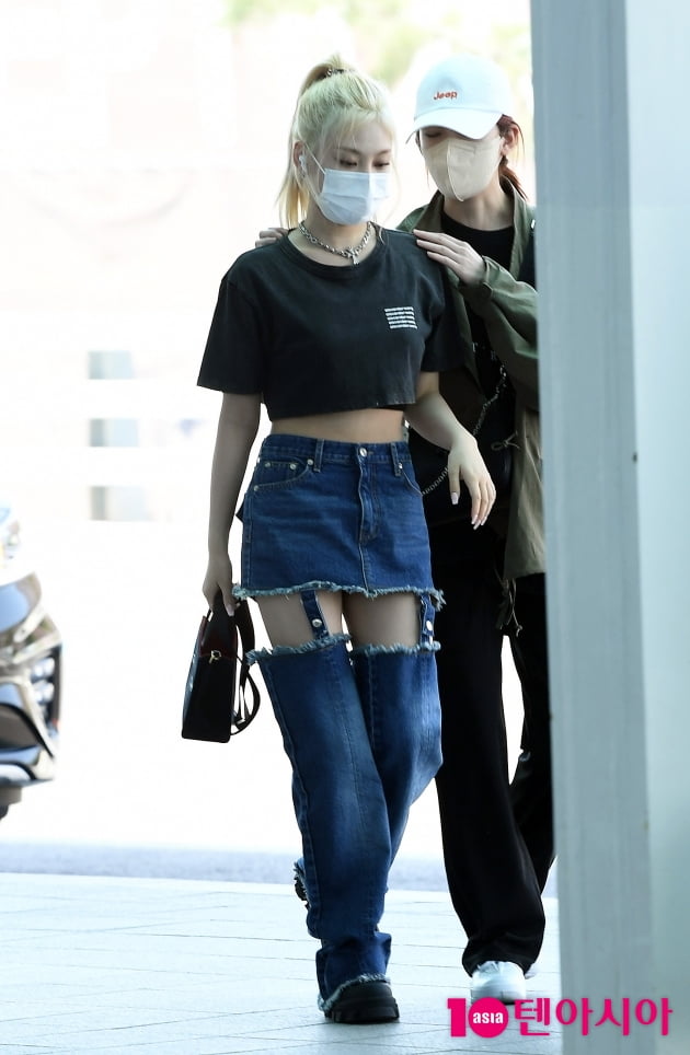 [TEN 포토] 에스파 닝닝 '아무나 소화못하는 공항패션'