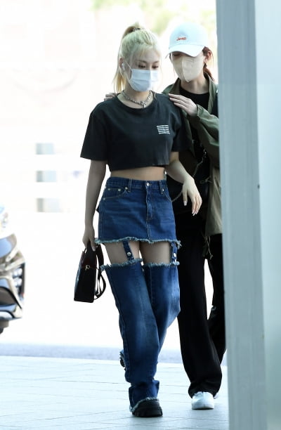 [TEN 포토] 에스파 닝닝 '아무나 소화못하는 공항패션'