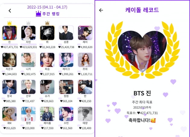 방탄소년단 진, 라스베이거스 콘서트 성공적으로 마치고 귀국인사 전해 