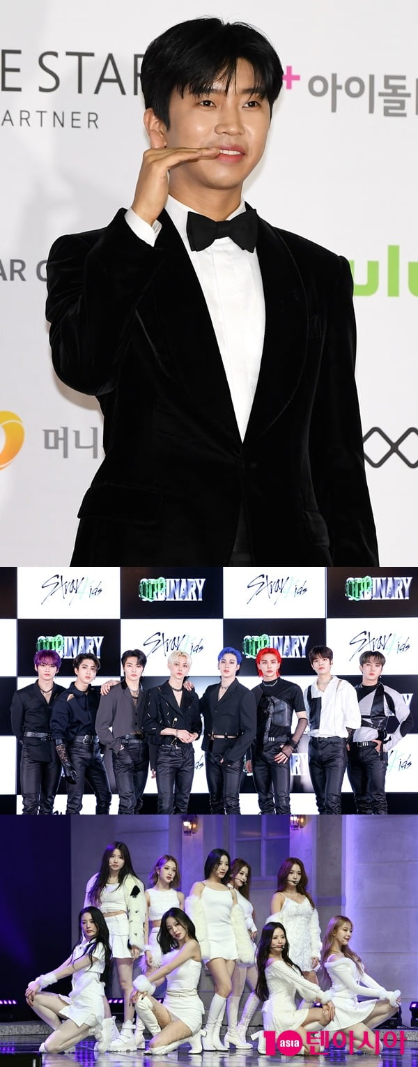 임영웅, 스트레이 키즈, 프로미스나인 /사진=텐아시아 DB, JYP엔터테인먼트
