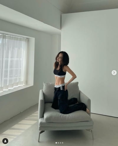 산다라박, 선명한 복근...이렇게까지 운동 했다고[TEN★]