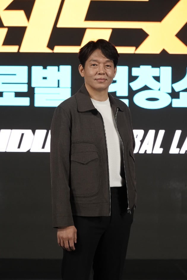 영화 '범죄도시2'의 글로벌 론칭쇼가 22일 온라인 생중계됐다. 배우 박지환. / 사진제공=에이비오엔터테인먼트