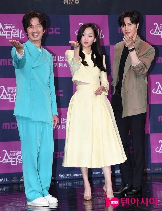 '지금부터 쇼타임' 정준호, 진기주, 박해진./사진=조준원 기자