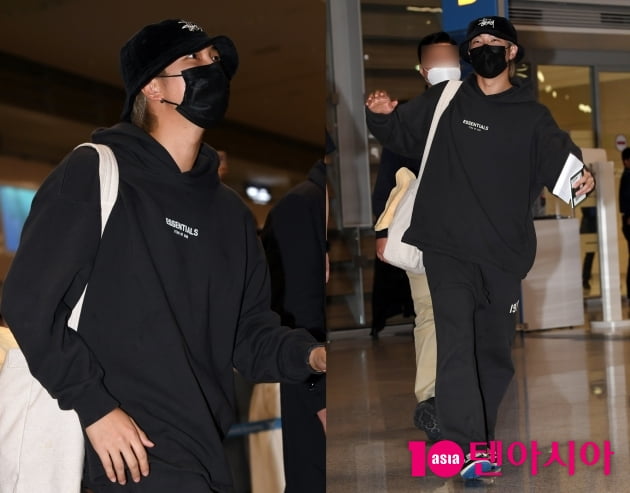 [TEN 포토+] 방탄소년단 '미국 콘서트 마치고 화려한 입국길'