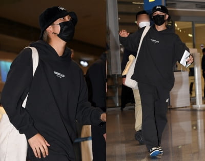 [TEN 포토+] 방탄소년단 '미국 콘서트 마치고 화려한 입국길'