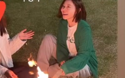 '박성광♥' 이솔이, 3층 전원주택 정원에서 불멍…캠핑장 갈 필요도 없네 "우행시"[TEN★]