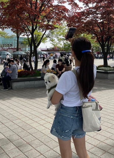 고소영, 핫팬츠 입고 남산 산책…'♥' 장동건이랑 함께 갔나 [TEN★]
