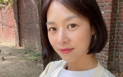 '강경준♥' 장신영, 마스크 벗으니 '깜짝'…두 아들 육아 티도 안 나는 동안 미모[TEN★]