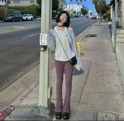 이유비, 얼마나 말랐으면…쫄바지가 '헐렁' [TEN★]