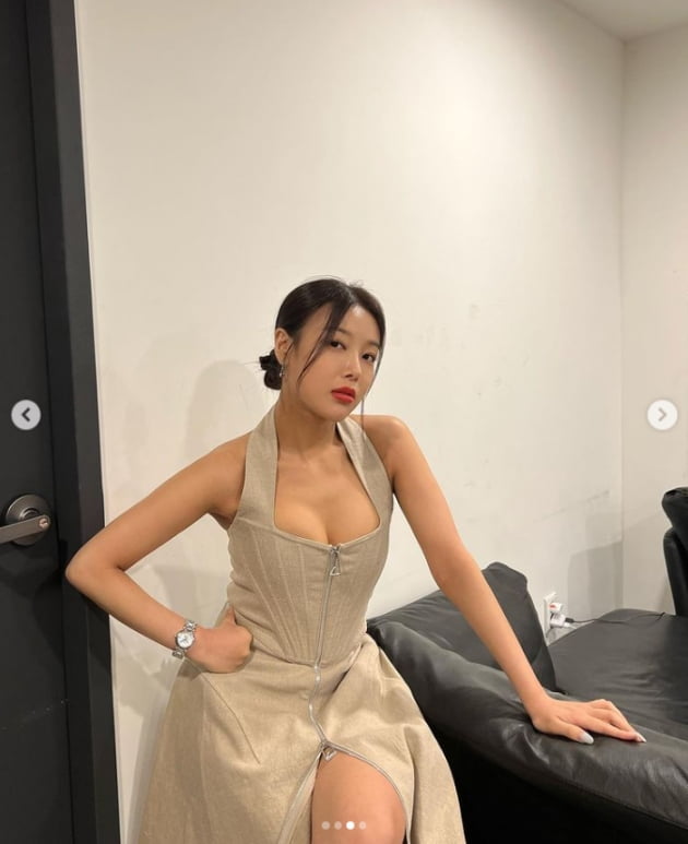 유빈, 노출 없이도 돋보이는 마네킹 몸매...너무 과감했나?[TEN★]