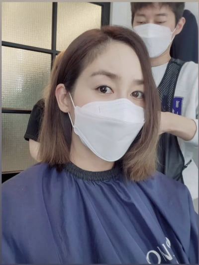 성유리, 출산 후 심경 변화 있나…긴 머리 '싹둑' [TEN★]