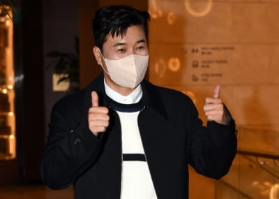 [TEN 포토] 김종민 '박군과 현영 결혼식 최고'