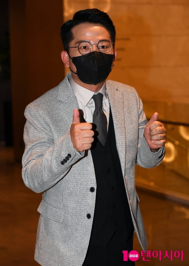[TEN 포토] 김준호 '행복이 최고'(박군 한영 결혼식)