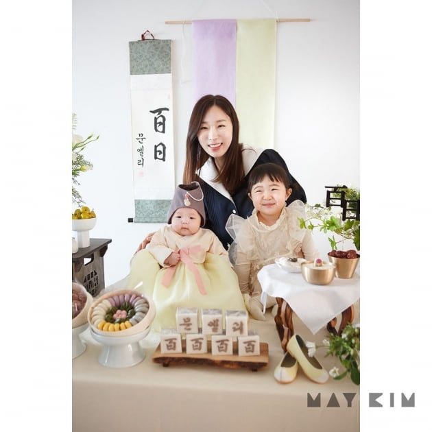 '세무사♥' 이지혜, 둘째 딸 백일상 셀프로 차린 실력 "차분하고 고급져" 자찬 [TEN★]
