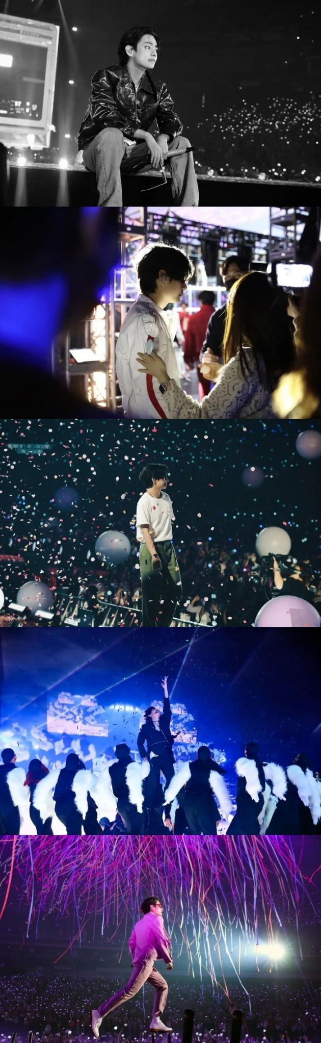 방탄소년단 뷔, 인스타그램 사진 대량 방출....LV콘서트 추억 공유