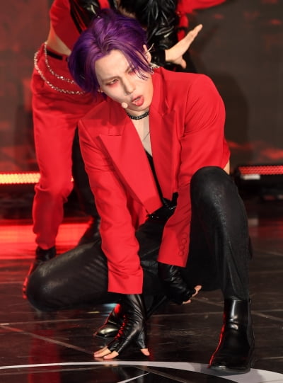 [TEN 포토] 엘라스트 원혁 '시선 사로잡는 헤어컬러'