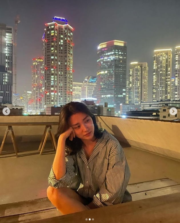 박하선, ♥류수영에게 사랑받는 파자마 스타일...편안함이 최고[TEN★]