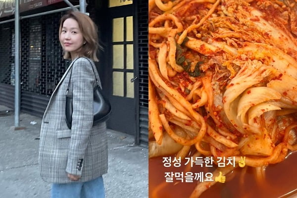 '금융맨♥' 이진, 뉴욕댁의 못 말리는 김치 사랑…정성 가득에 감동[TEN★]