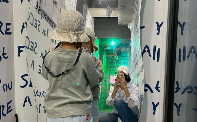 '강경준♥' 장신영, 쑥쑥 자란 둘째 아들 정우와 동네 한 바퀴 "데이트"[TEN★]