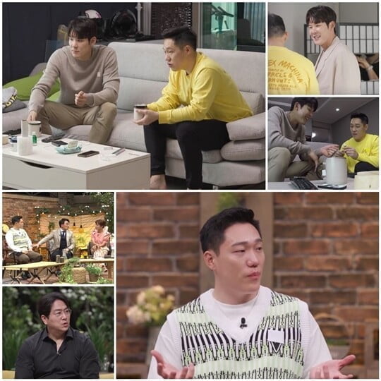 모태범, 절친 박태환 집들이 초대…"너도 솔로 된 지 오래잖아" ('신랑수업')