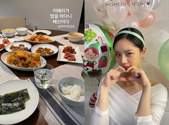 (사진=민아, 혜리 SNS)