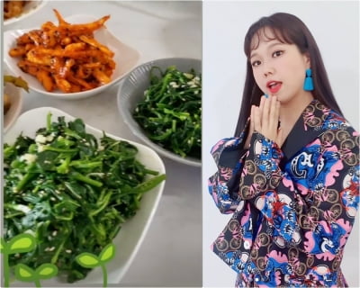 '제이쓴♥' 홍현희, 이러다 시댁에서 살겠네…봄나물 밥상에 '푹'  [TEN★]