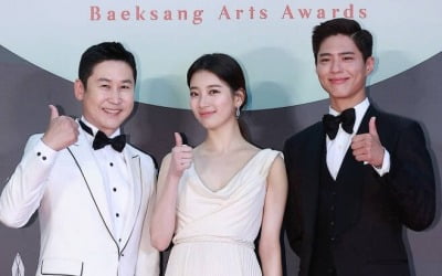 [공식] '전역' 박보검, 약속 지켰다…수지·신동엽과 '백상'으로 2년만 재회
