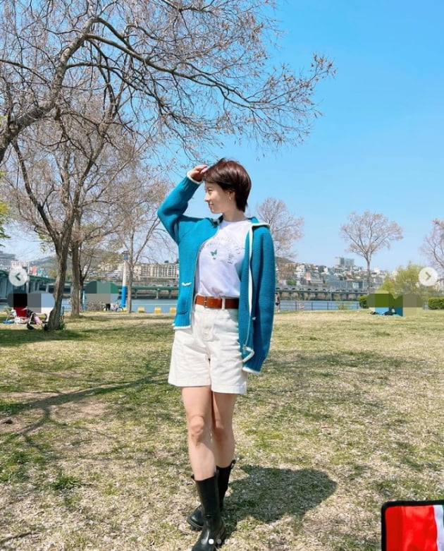 송지효, 햇살마저 질투하는 예쁘지효...완벽한 청순미모[TEN★]