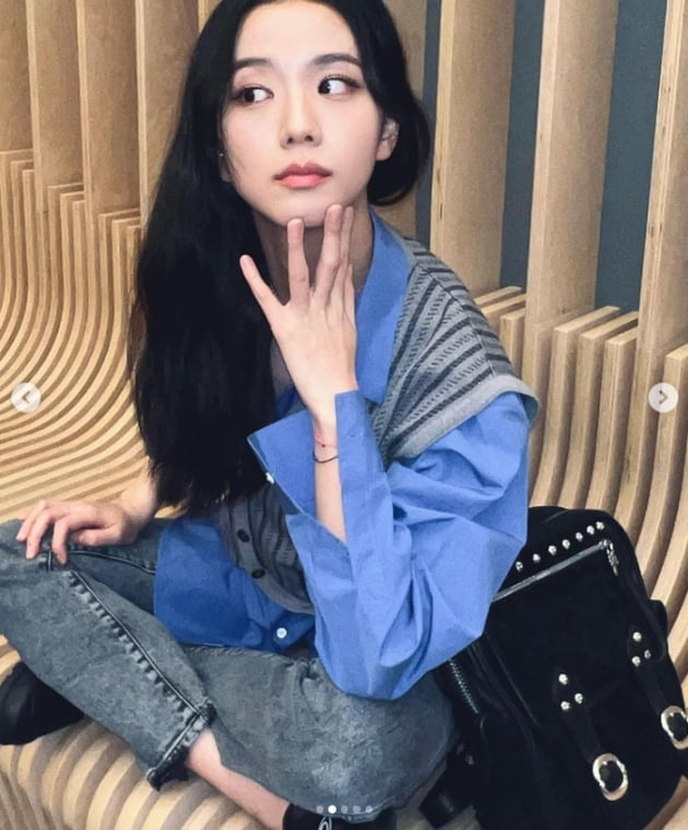 블랙핑크 지수, 인형같은 만찢녀...미모에 봄이 왔네[TEN★]