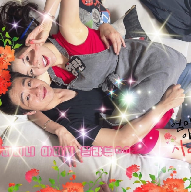 장영란♥한창, 침대 위 과감한 스킨십…"딸 지우 작품" [TEN★]