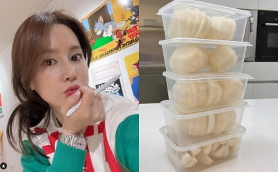 '안정환♥'이혜원, 정성이 넘치는 가족애..."참외 부수기" 양이..[TEN★]