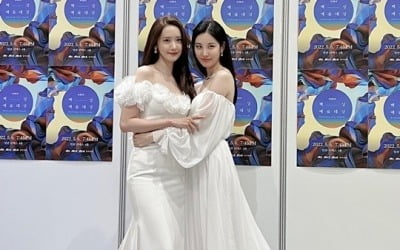 소시 서현X윤아, 여기서 재회하다니…티파니영 "ANGELS♥" [TEN★]