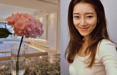 '임창정♥' 서하얀, 한바탕 논란 후 얼굴 공개 아직 부담 됐나…꽃 한 송이 사진뿐 [TEN★]