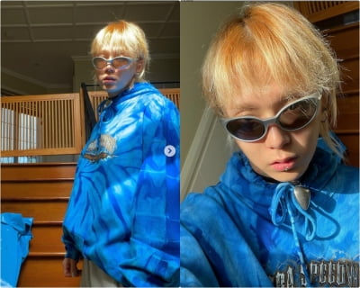 '현아♥' 던, 프러포즈 이후 심경 변화?…긴 머리 '싹둑' [TEN★]