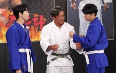 '파이터' 추성훈, 격투기 기술 전수…은지원·도영, 죽음의 '로우킥 체험기'