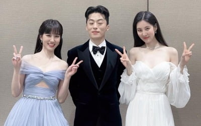 '이옥섭♥' 구교환, 서현·박은빈 옆에서 '힐끔'…눈을 제대로 못 뜨네 [TEN★]