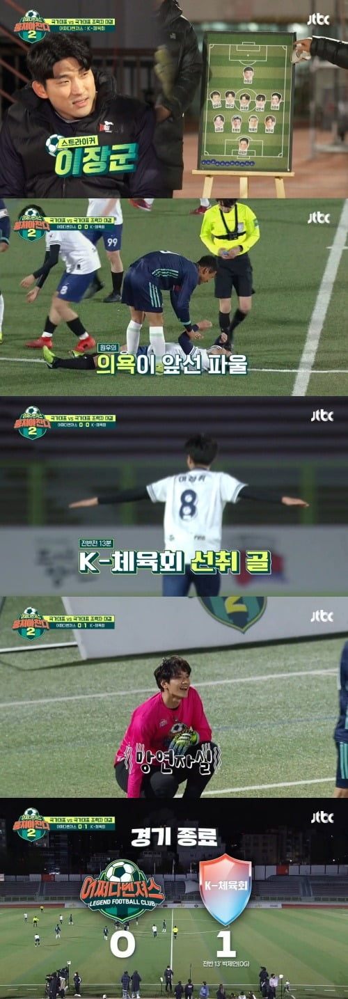 사진=JTBC '뭉쳐야 찬다 시즌2' 방송화면