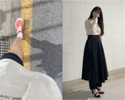 윤은혜, 뼈밖에 없는 다리로 파워 워킹…"누구는 남편이랑 통화하고" 불만 폭발 [TEN★]