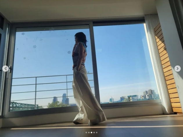 신애라, ♥차인표 열정으로 건진 인생샷...행복한 부부[TEN★]