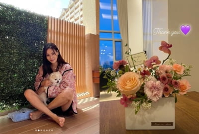 고소영, ♥장동건이 보낸 꽃 로맨틱 가이..."I Love You"[TEN★]