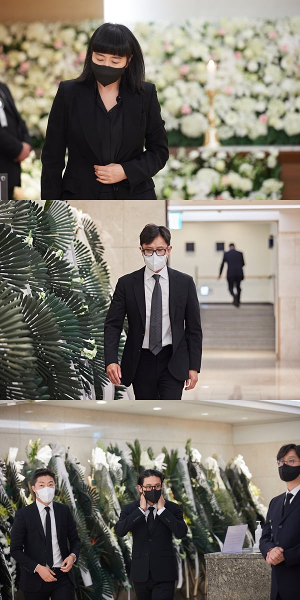임권택 감독, 박찬욱 감독, 봉준호 감독 /사진제공=고 강수연 배우 장례위원회