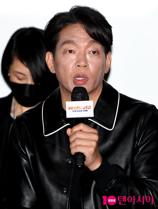 [TEN 포토] 박지환 "범죄도시2 촬영전 행복한 긴장"